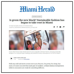 Is green the new black? Sustainable fashion has begun to take root in Miami | Miami Herald