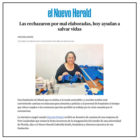 Las rechazaron por mal elaboradas, hoy ayudan a salvar vidas | El Nuevo Herald