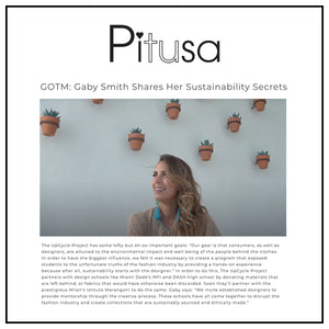 GOTM: Gaby Smith Shares Her Sustainability Secrets | Pitusa