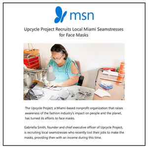 Upcycle Project Recruits Local Miami Seamstresses for Face Masks